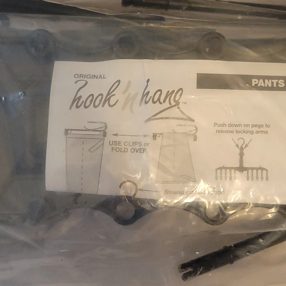 Hook'n Hang for Pants Hanger